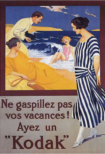 Georges Eastman affiche kodak publicitaire