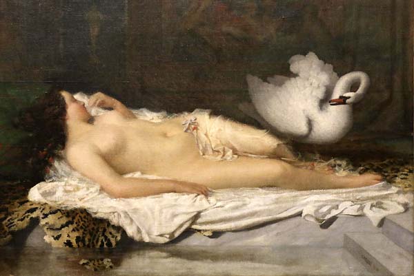 Charles Negre Léda et le cygne