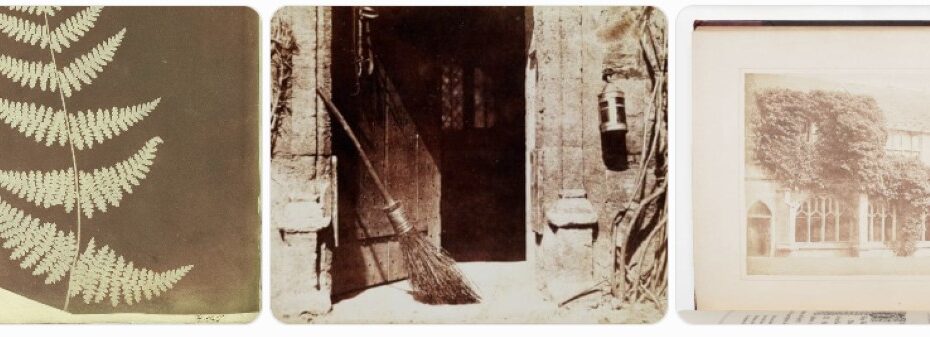 Images de Fox Talbot et rendu du calotype