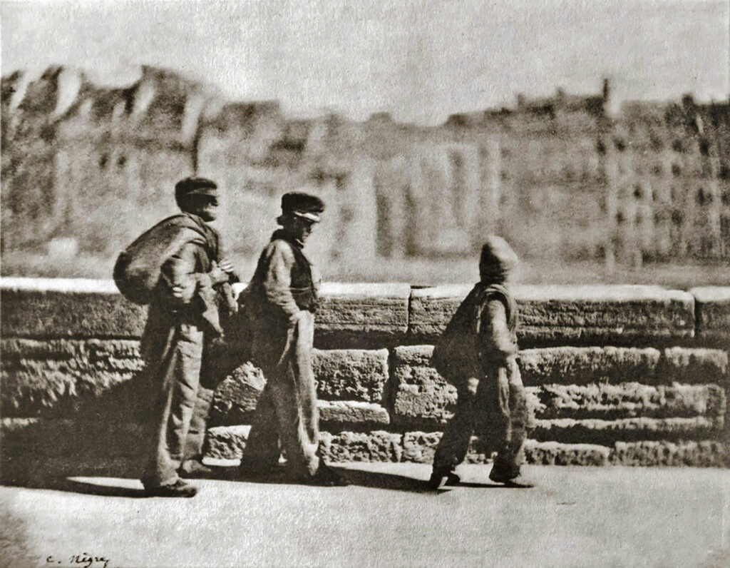 les ramoneurs en marche quai bourbon Charles Negre